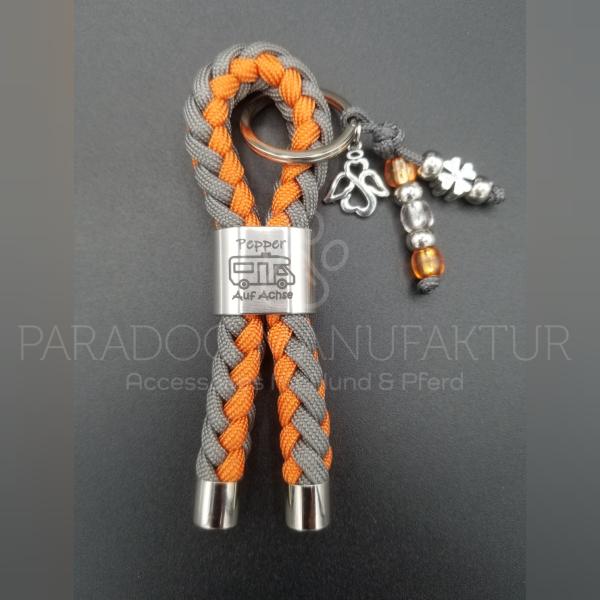 Schlüsselanhänger "PEPPER" mit Paracord - *Evtl. abgebildetes Zubehör, Deko oder Accessoires sind nicht im Lieferumfang enthalten.